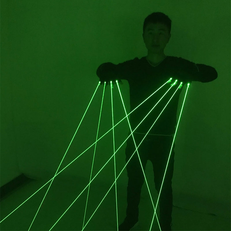 Green Laser Gloves