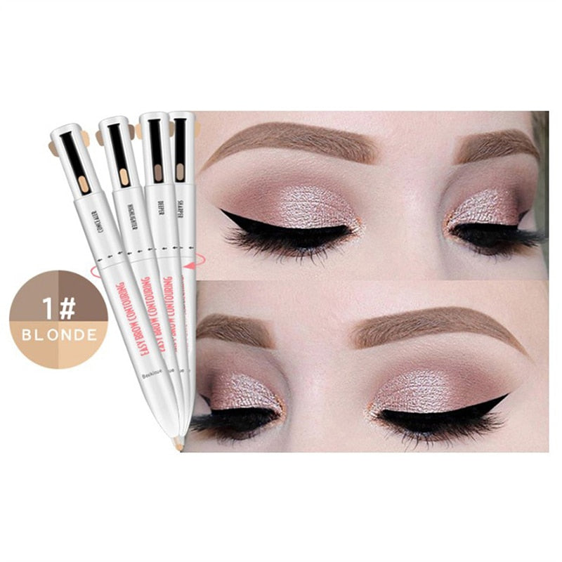 4 In 1 Waterproof Eyebrow Pencil