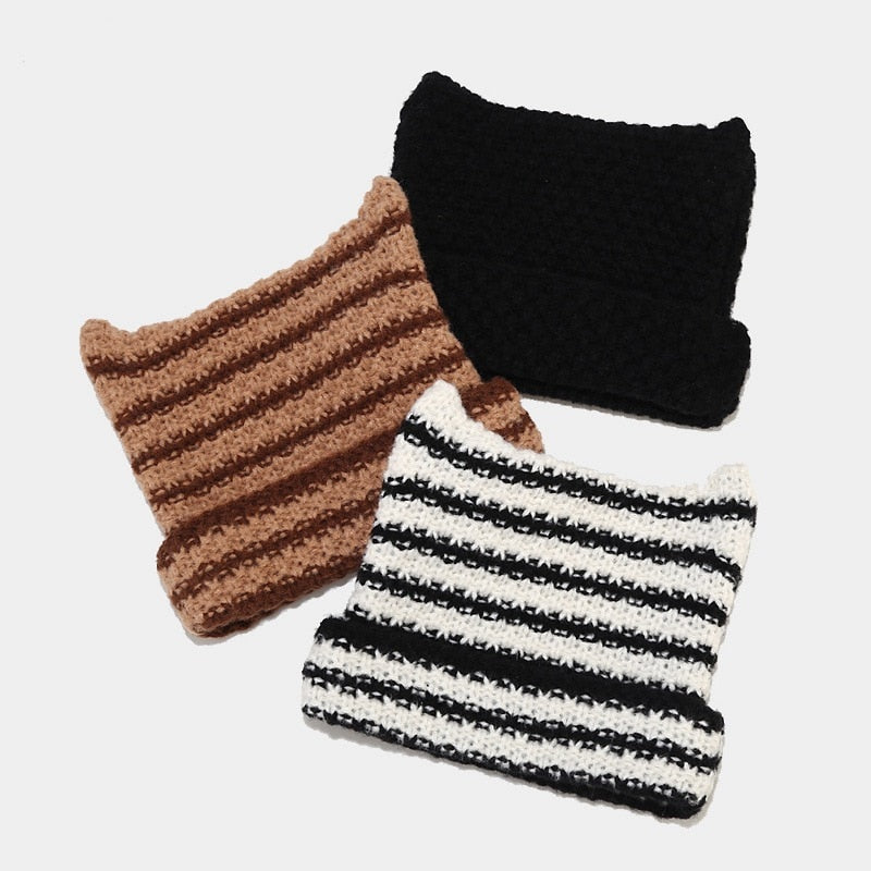 Promaxio™ Striped Knitted Beanie