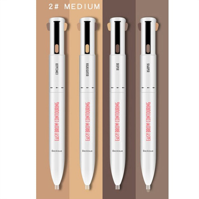 4 In 1 Waterproof Eyebrow Pencil