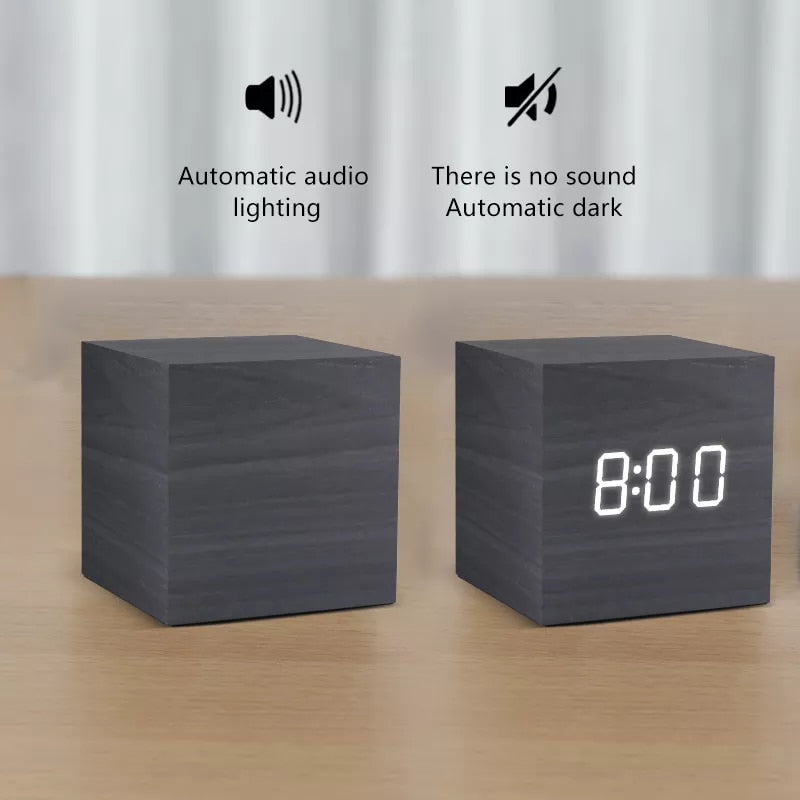 Promaxio™ Wooden Alarm Clock