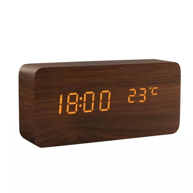 Promaxio™ Wooden Alarm Clock