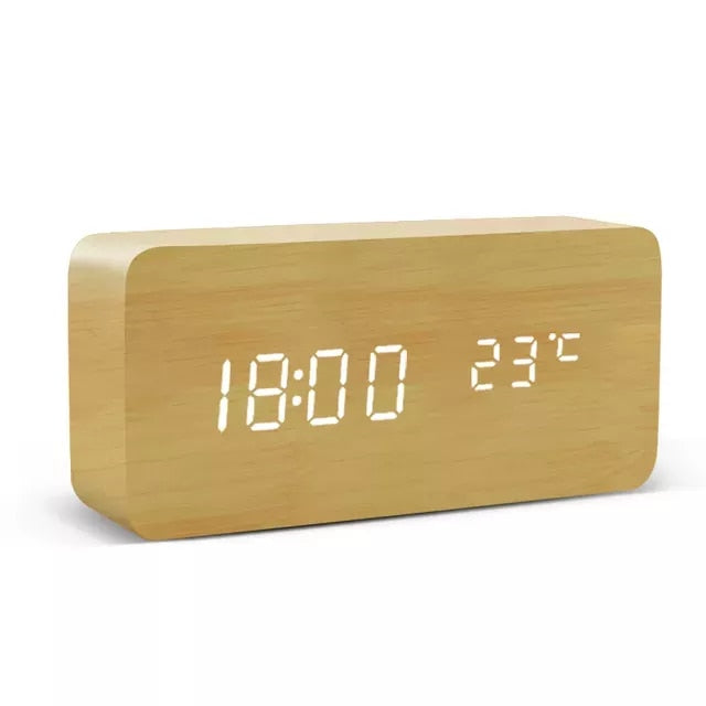 Promaxio™ Wooden Alarm Clock